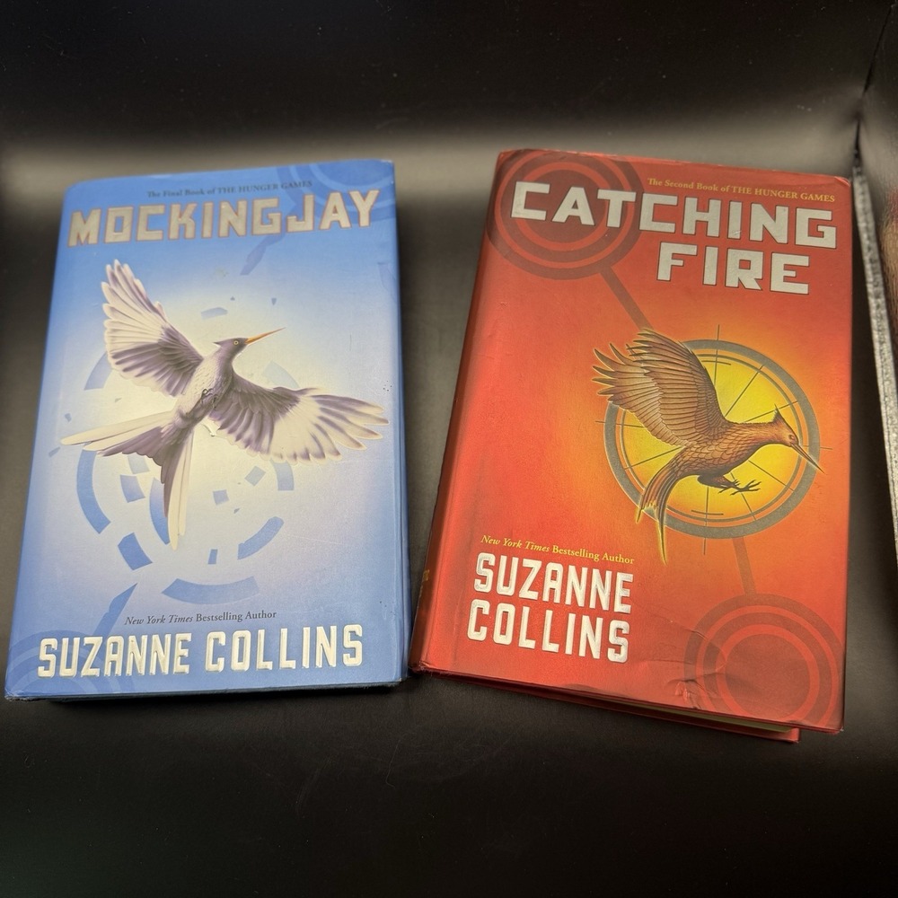 The Hunger Games book #2 & #3 First Editions Hardcover Catching Fire, Mockingjay